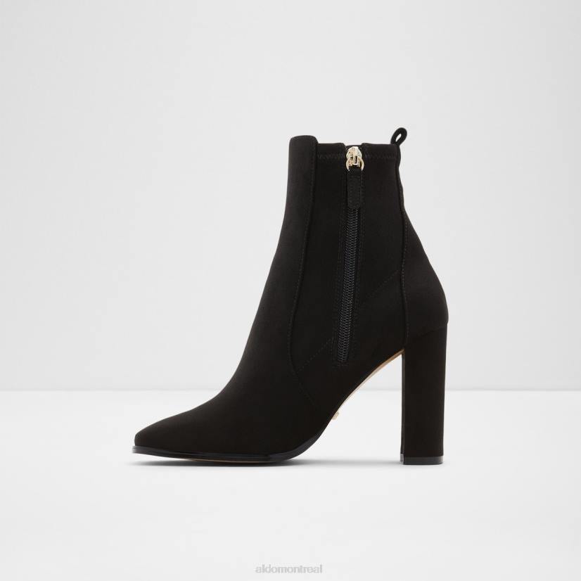 Aldo footwear sale VD8R3350 Aldo bottine aurla fashion en microfibre textile noir talon bloc