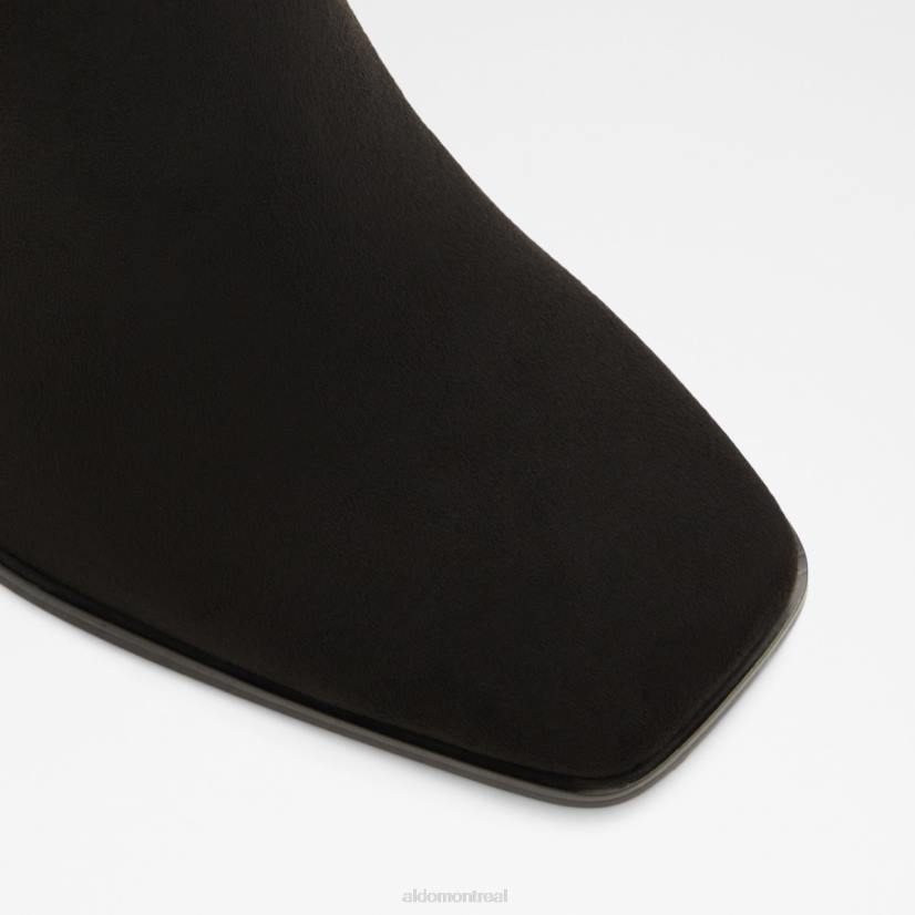 Aldo footwear sale VD8R3350 Aldo bottine aurla fashion en microfibre textile noir talon bloc