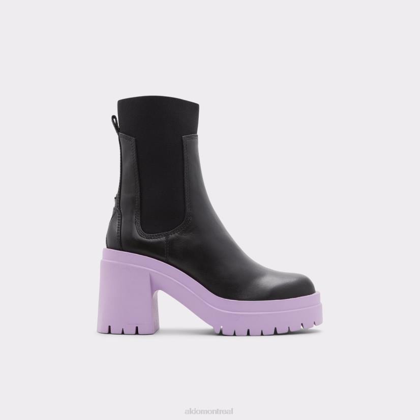 Aldo footwear sale VD8R3505 Aldo bigmood chelsea boot semelle crantée violet vif mode