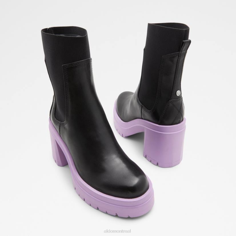 Aldo footwear sale VD8R3505 Aldo bigmood chelsea boot semelle crantée violet vif mode