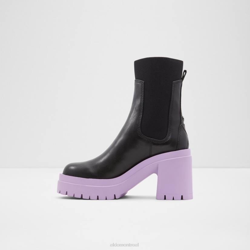 Aldo footwear sale VD8R3505 Aldo bigmood chelsea boot semelle crantée violet vif mode