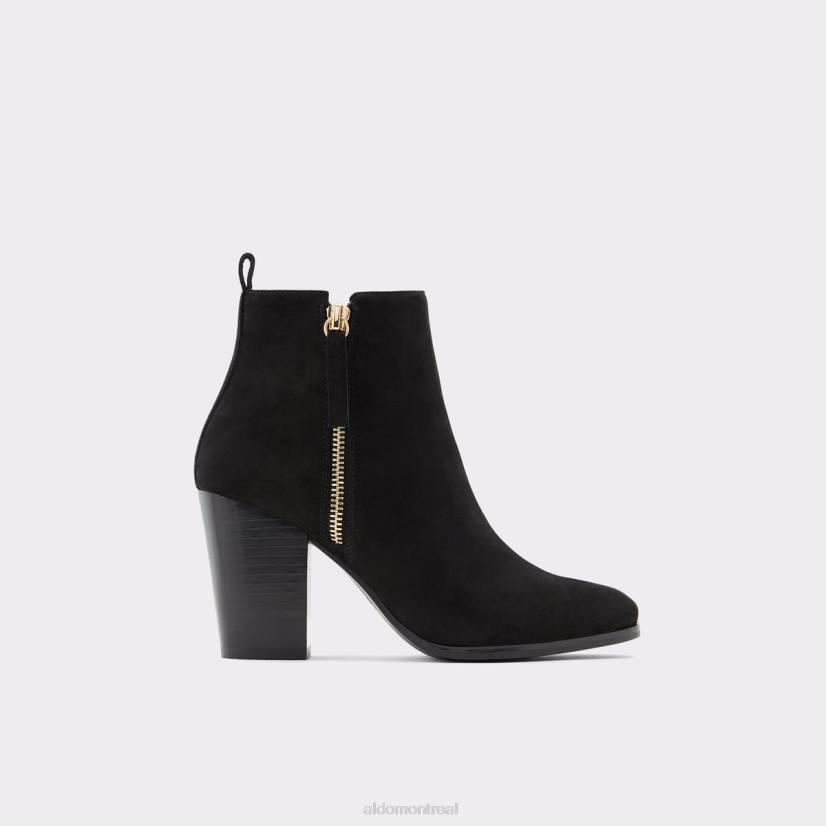 Aldo footwear sale VD8R3525 Aldo bottine noemieflex en cuir nubuck noir à talon bloc mode
