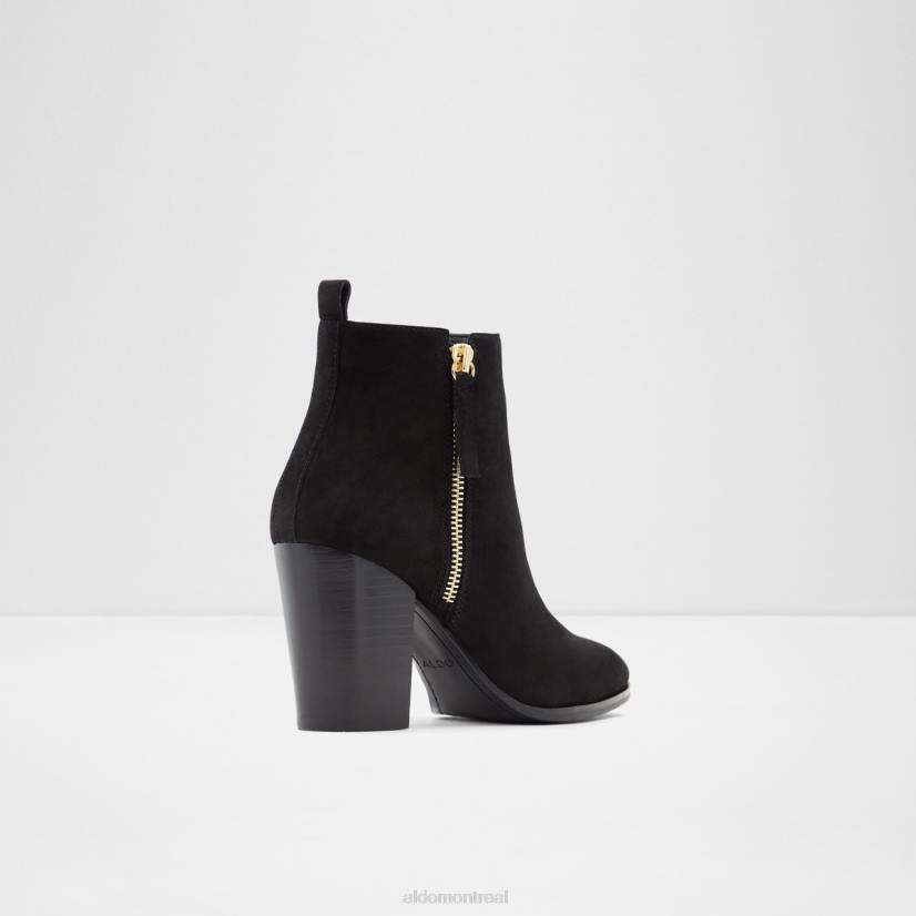 Aldo footwear sale VD8R3525 Aldo bottine noemieflex en cuir nubuck noir à talon bloc mode
