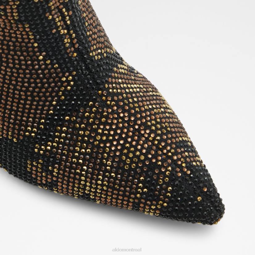 Aldo footwear sale VD8R9460 Aldo Bottes hauteur genou Gwenith marron à talon carré