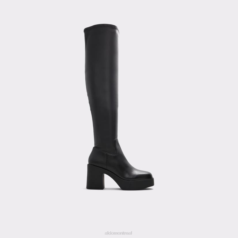 Aldo france VD8R9681 Aldo Mode nouveauté haut de gamme bottes au-dessus du genou semelle crantée noir