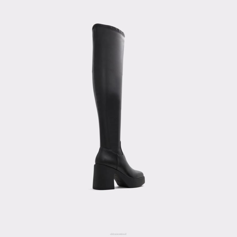 Aldo france VD8R9681 Aldo Mode nouveauté haut de gamme bottes au-dessus du genou semelle crantée noir