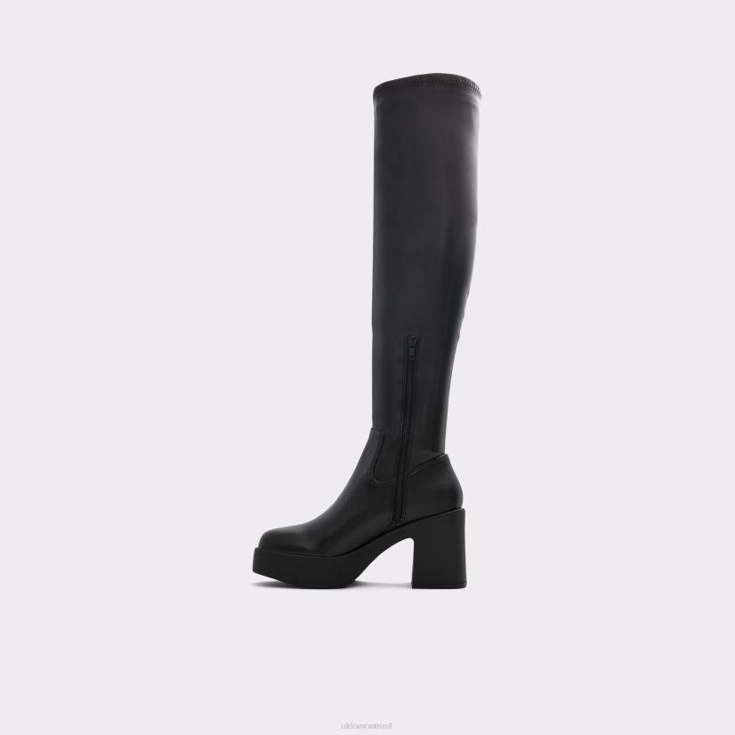 Aldo france VD8R9681 Aldo Mode nouveauté haut de gamme bottes au-dessus du genou semelle crantée noir