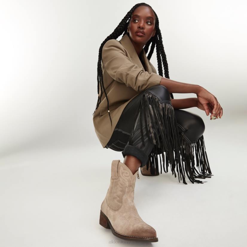 Aldo france chaussures homme VD8R3513 Aldo botte western wayjar mode marron clair