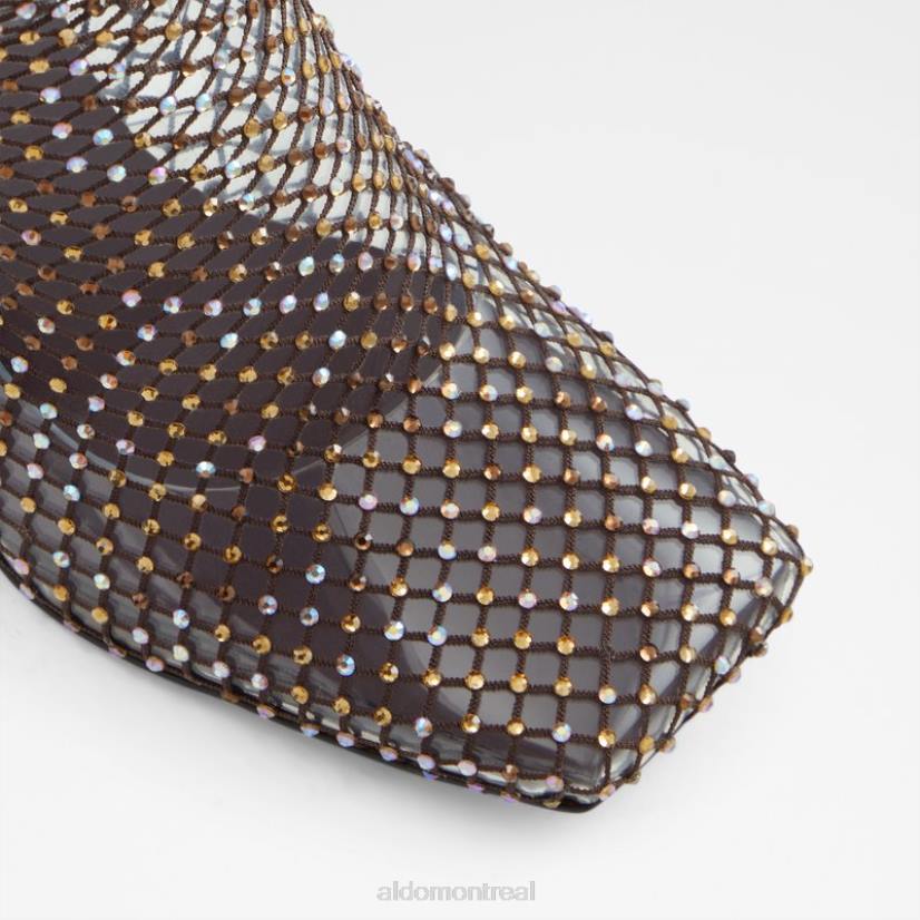 Aldo france chaussures homme VD8R598 Aldo tissus de mode marron foncé