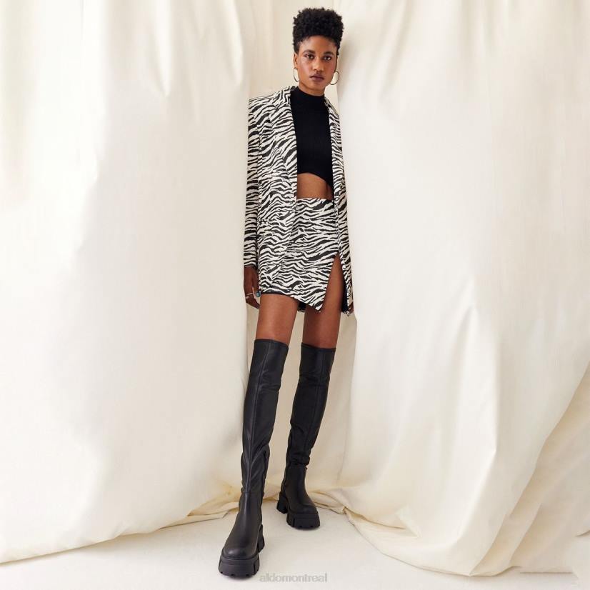 Aldo france chaussures homme VD8R9373 Aldo noir nouveauté grandmode botte cuissarde semelle crantée mode