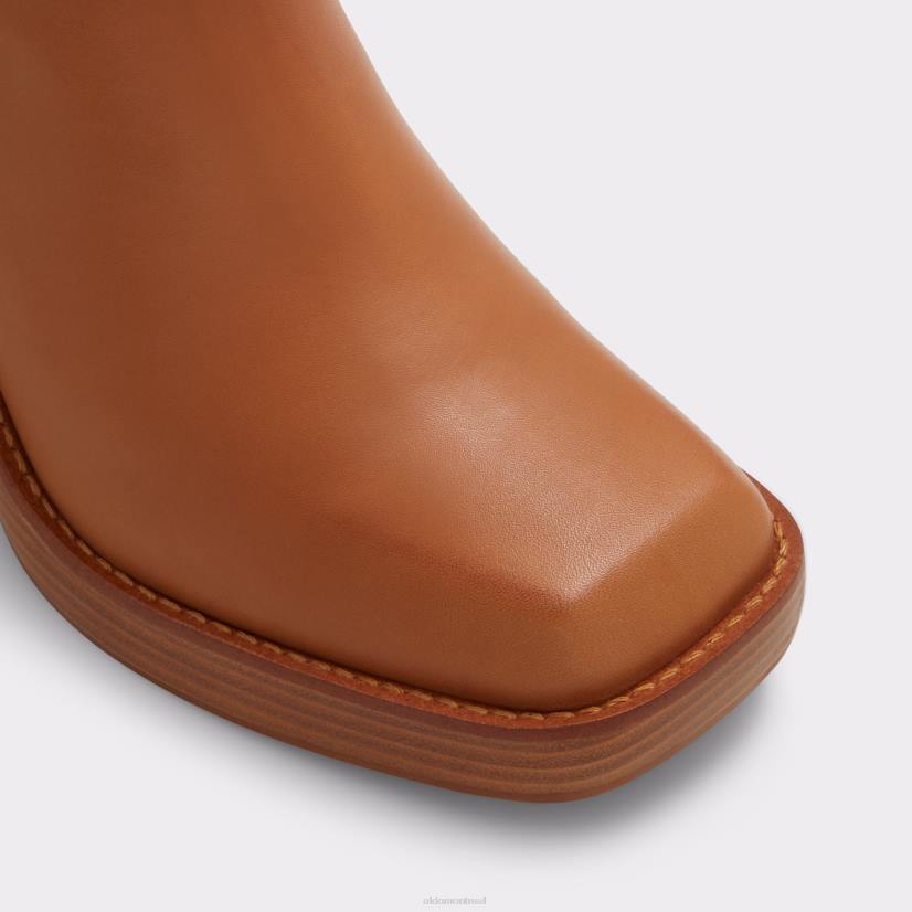 Aldo france chaussures homme VD8R9683 Aldo Nouveauté bottines Benrubin talon bloc cognac mode