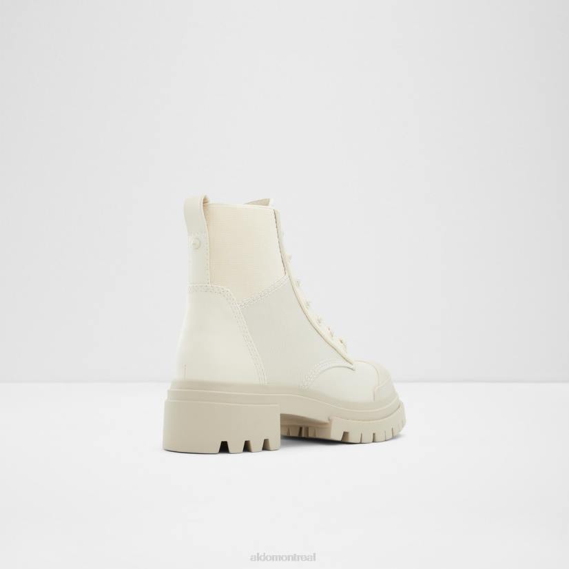 Aldo france chaussures homme VD8R9733 Aldo mode charline botte de combat semelle crantée blanc