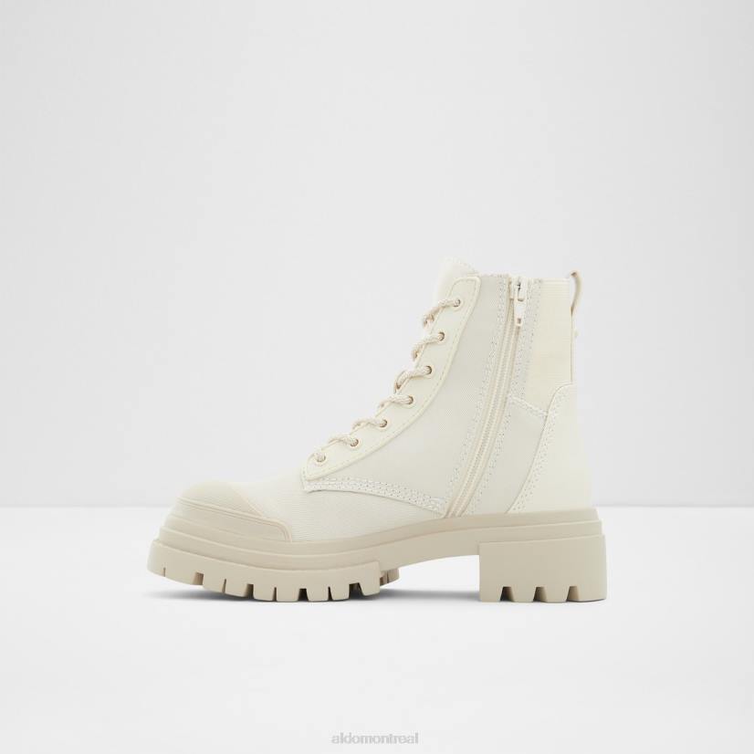 Aldo france chaussures homme VD8R9733 Aldo mode charline botte de combat semelle crantée blanc