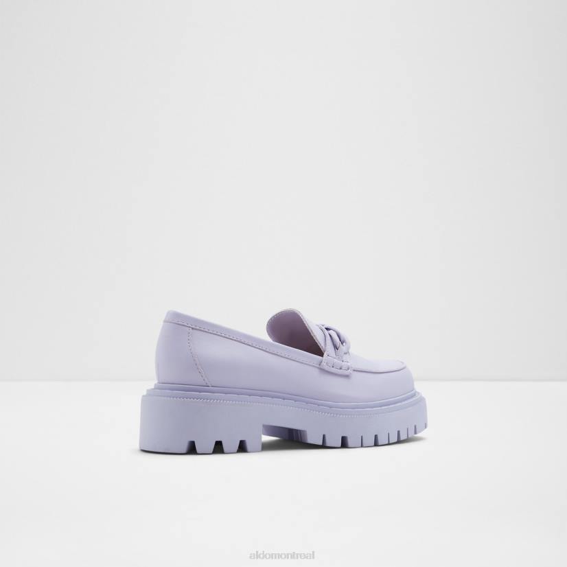 Aldo footwear sale VD8R3680 Aldo mocassin bigstrutx violet à la mode, semelle crantée