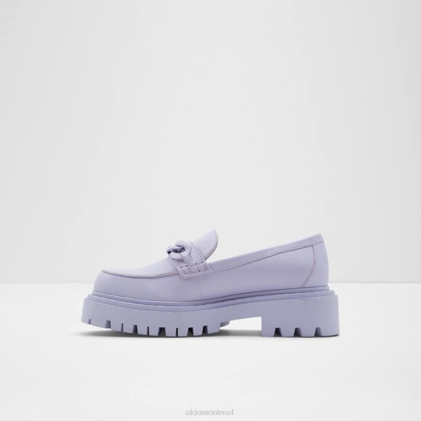 Aldo footwear sale VD8R3680 Aldo mocassin bigstrutx violet à la mode, semelle crantée
