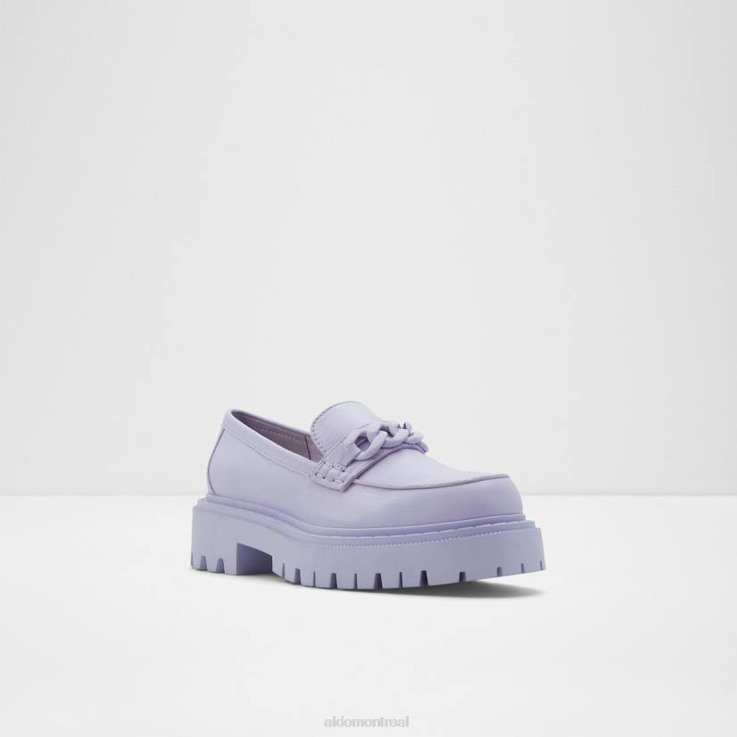 Aldo footwear sale VD8R3680 Aldo mocassin bigstrutx violet à la mode, semelle crantée