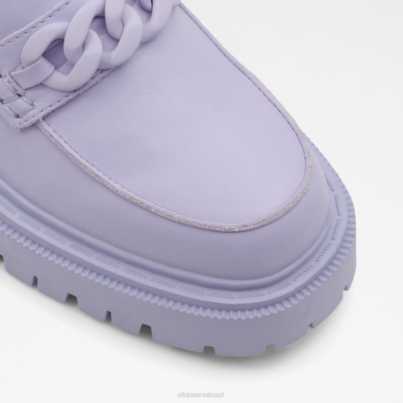 Aldo footwear sale VD8R3680 Aldo mocassin bigstrutx violet à la mode, semelle crantée