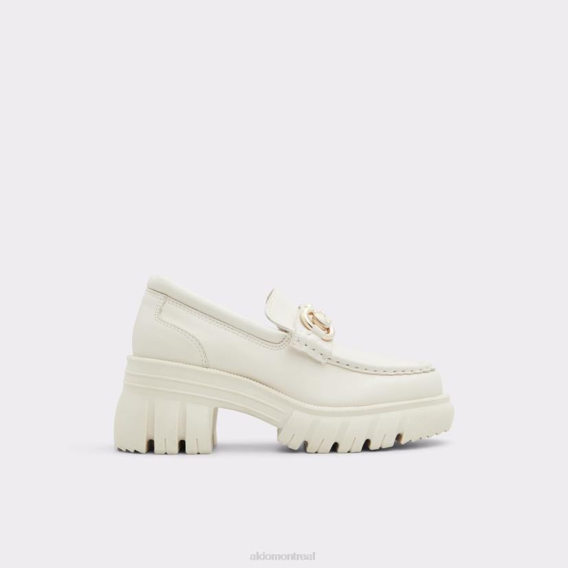 Aldo footwear sale VD8R9320 Aldo Mocassin Bigwalk blanc à la mode, semelle crantée