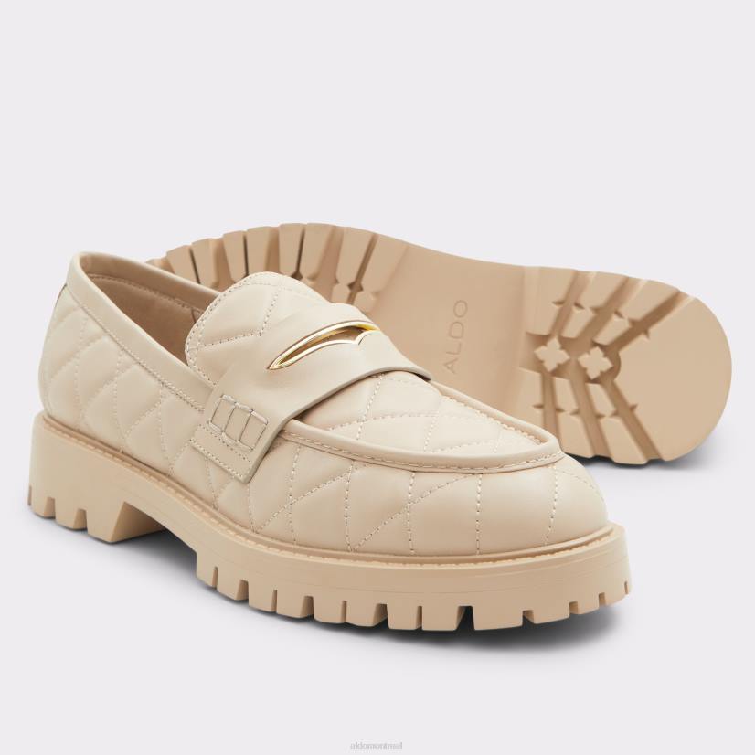 Aldo footwear sale VD8R9330 Aldo mocassin moxy beige clair à semelle crantée