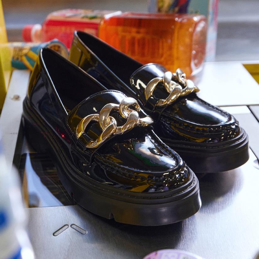 Aldo france VD8R9851 Aldo kahlow mocassin semelle crantée mode noir