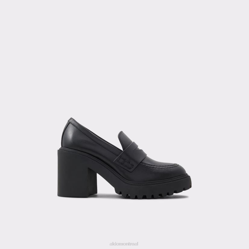 Aldo france chaussures homme VD8R9298 Aldo Mocassin Bigstage noir à la mode, semelle crantée