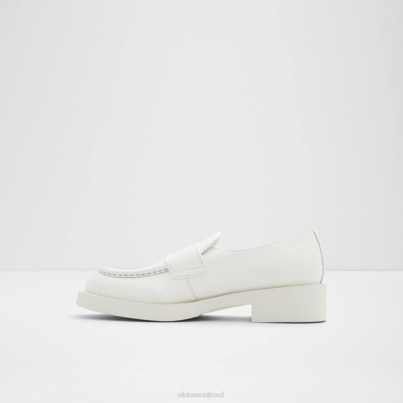 Aldo france chaussures homme VD8R9313 Aldo fashion sylla mocassin semelle crantée blanc