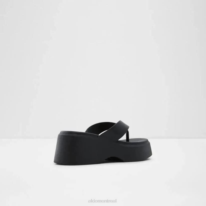 Aldo footwear sale VD8R6045 Aldo sandale tong plateforme femme delphy noir mode
