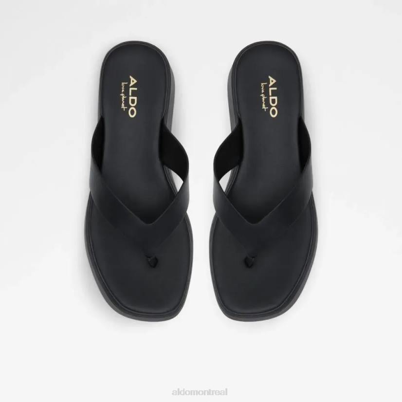 Aldo footwear sale VD8R6045 Aldo sandale tong plateforme femme delphy noir mode