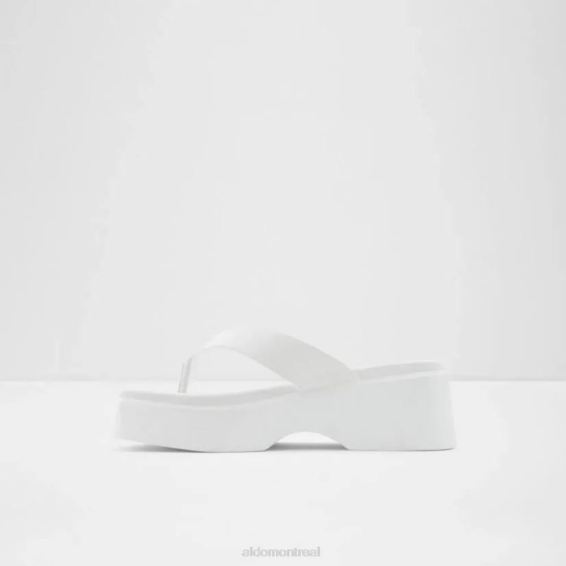 Aldo france VD8R6046 Aldo delphy sandale tong plateforme pour femme mode autre-blanc