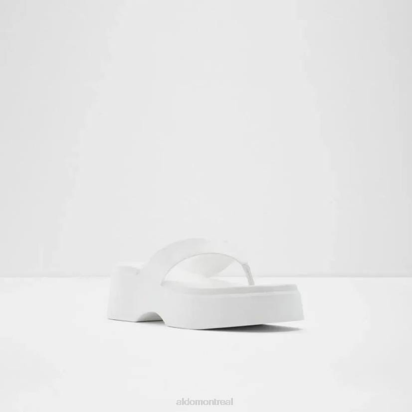 Aldo france VD8R6046 Aldo delphy sandale tong plateforme pour femme mode autre-blanc