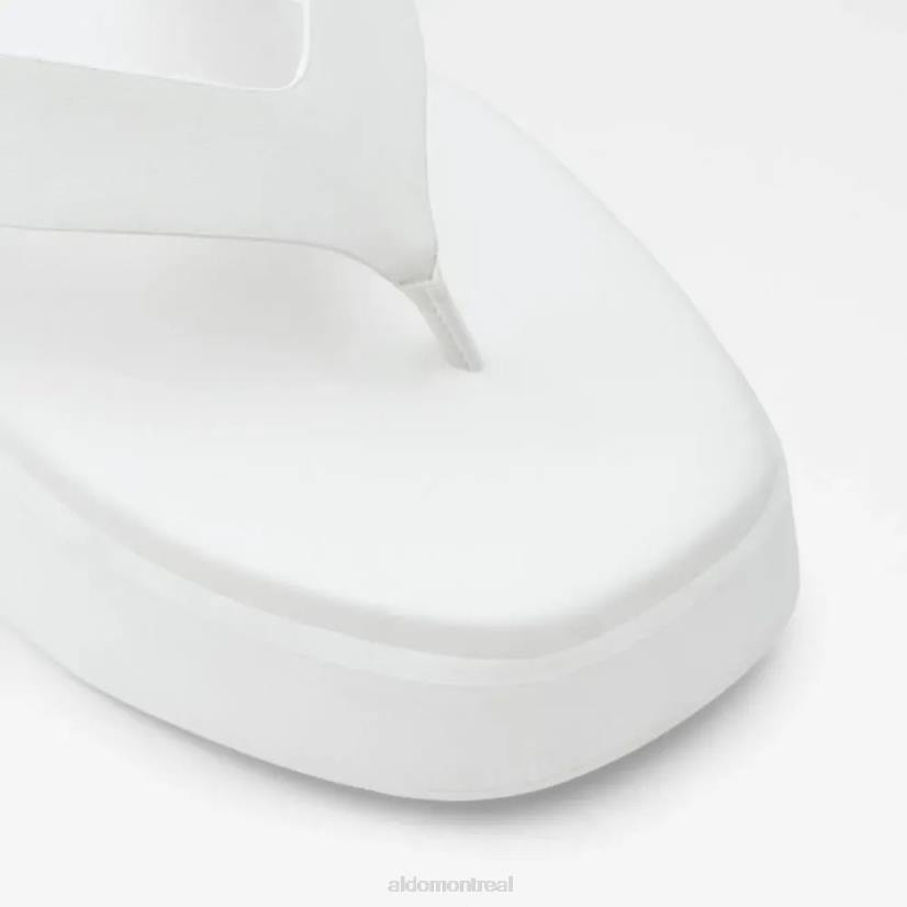 Aldo france VD8R6046 Aldo delphy sandale tong plateforme pour femme mode autre-blanc