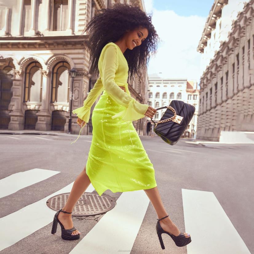 Aldo footwear VD8R3279 Aldo Mode noir nouveauté milena bride à la cheville sandale à talons plate-forme