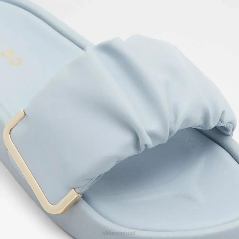 Aldo footwear VD8R4949 Aldo sandale plate à glissière pour femme tybus bleu clair mode