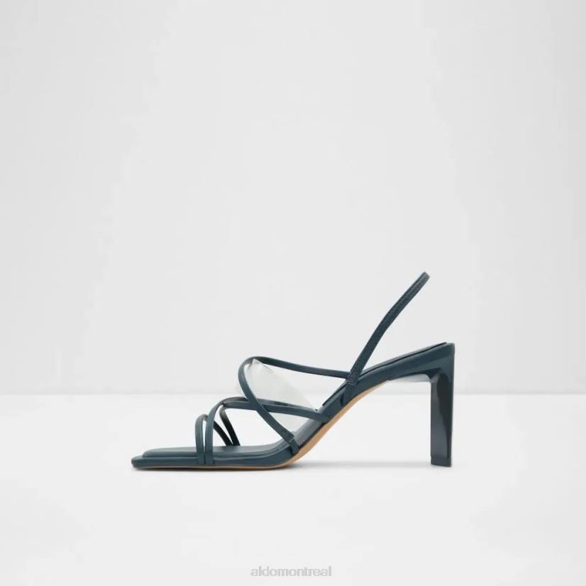 Aldo footwear VD8R4994 Aldo Jennifer, sandales à talons et lanières pour femmes, mode bleu sarcelle