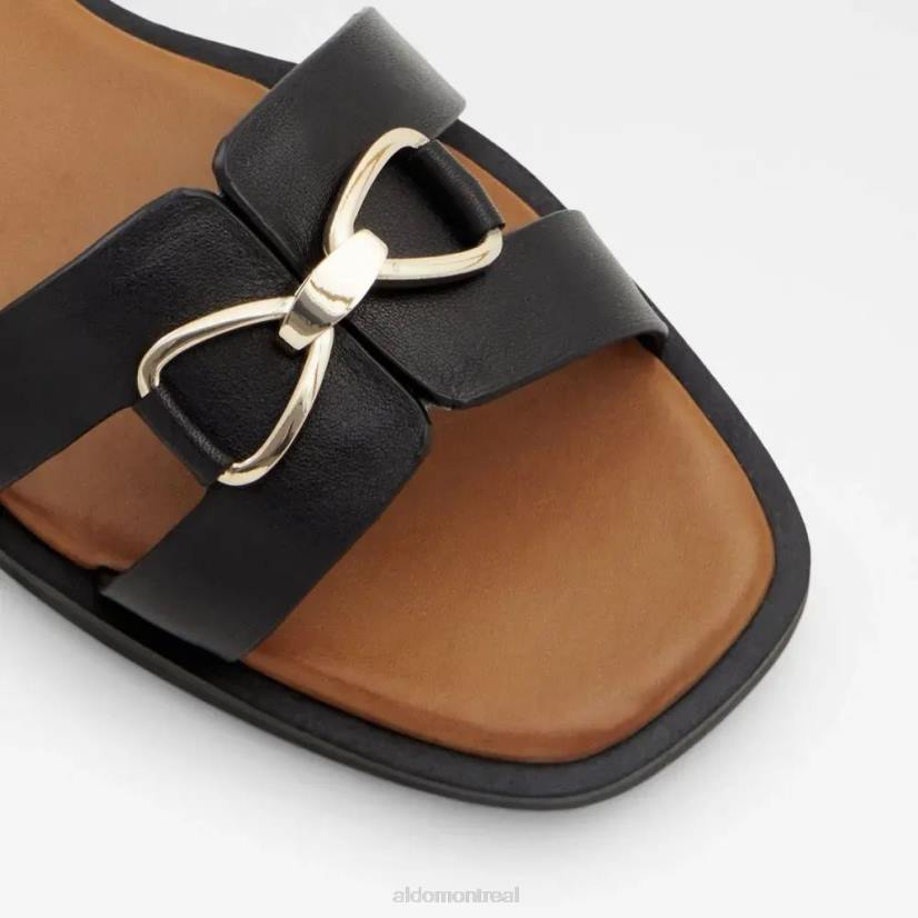 Aldo footwear VD8R5014 Aldo sandale plate à bride arrière pour femme fashion odele noire