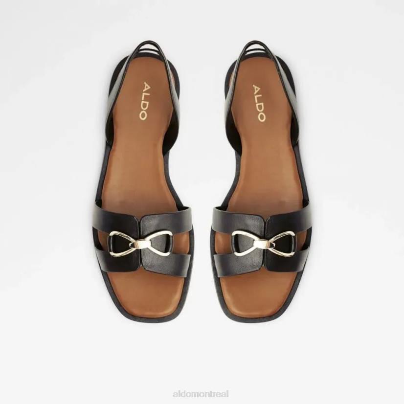 Aldo footwear VD8R5014 Aldo sandale plate à bride arrière pour femme fashion odele noire