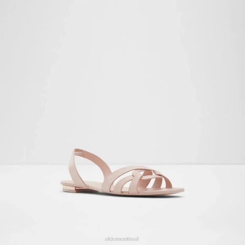 Aldo footwear VD8R5064 Aldo fashion khristen sandale plate pour femme rose clair