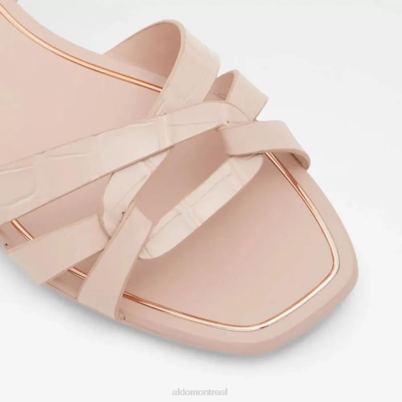 Aldo footwear VD8R5064 Aldo fashion khristen sandale plate pour femme rose clair