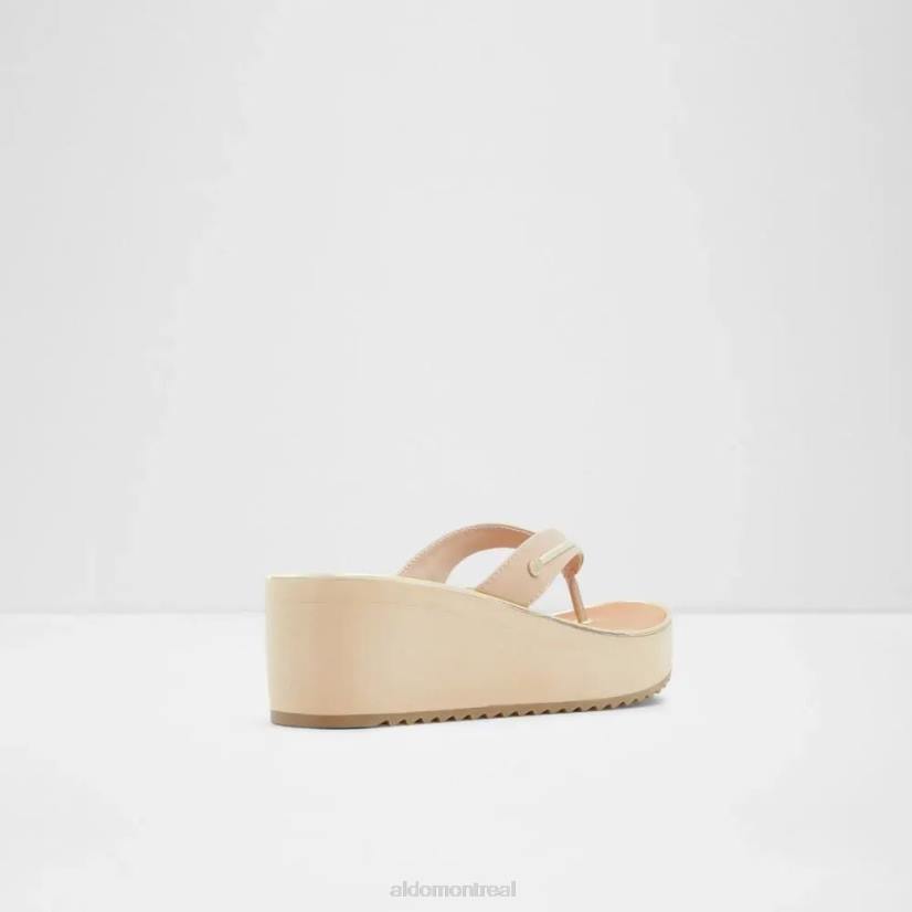 Aldo footwear VD8R5079 Aldo Bone Calidan String femme Sandale compensée de plage Mode