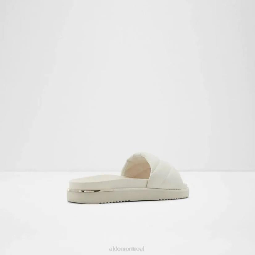 Aldo footwear VD8R5084 Aldo sandale à glissière décontractée plate acaswen blanche à la mode pour femmes