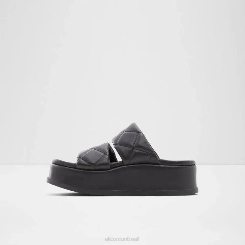 Aldo footwear VD8R5094 Aldo Sandale compensée noire Fashion Righton pour femme