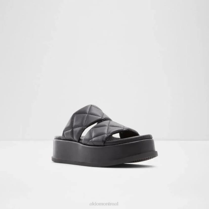 Aldo footwear VD8R5094 Aldo Sandale compensée noire Fashion Righton pour femme