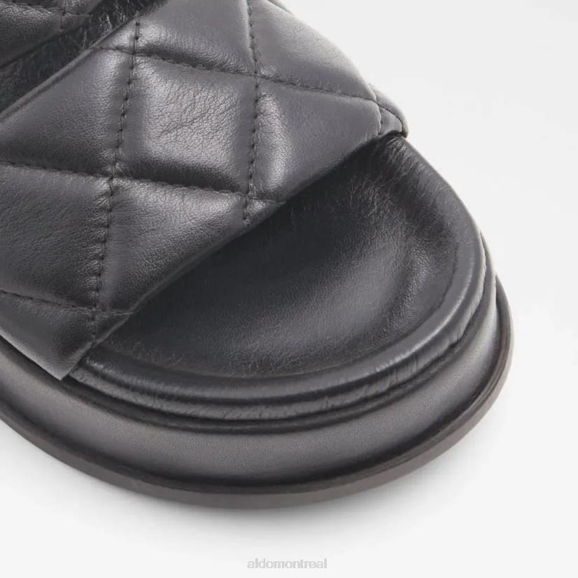 Aldo footwear VD8R5094 Aldo Sandale compensée noire Fashion Righton pour femme