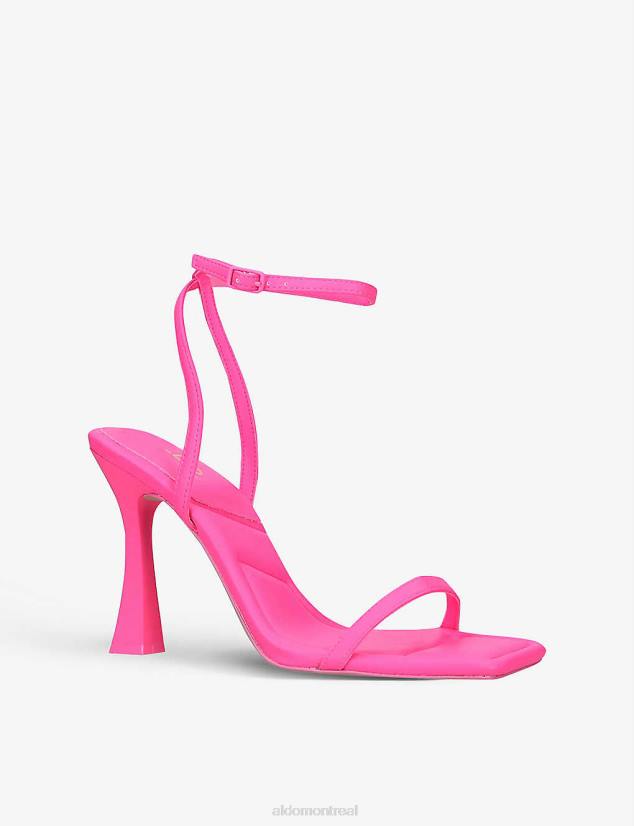 Aldo footwear sale VD8R11830 Aldo vivanti sandales à brides en similicuir à bout carré fashion rose