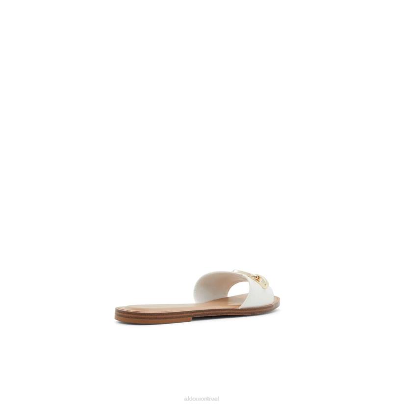 Aldo footwear sale VD8R2460 Aldo sandales plates magda blanches fashion slide