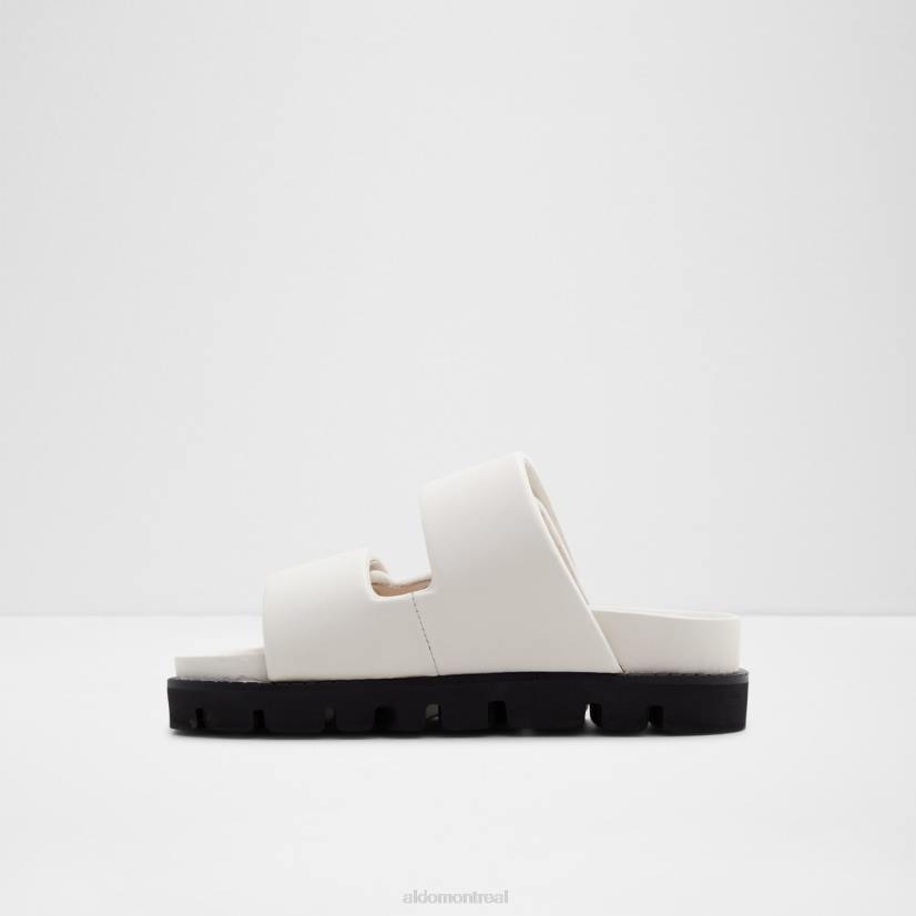 Aldo footwear sale VD8R3590 Aldo sandale lilo slide blanche à plateforme