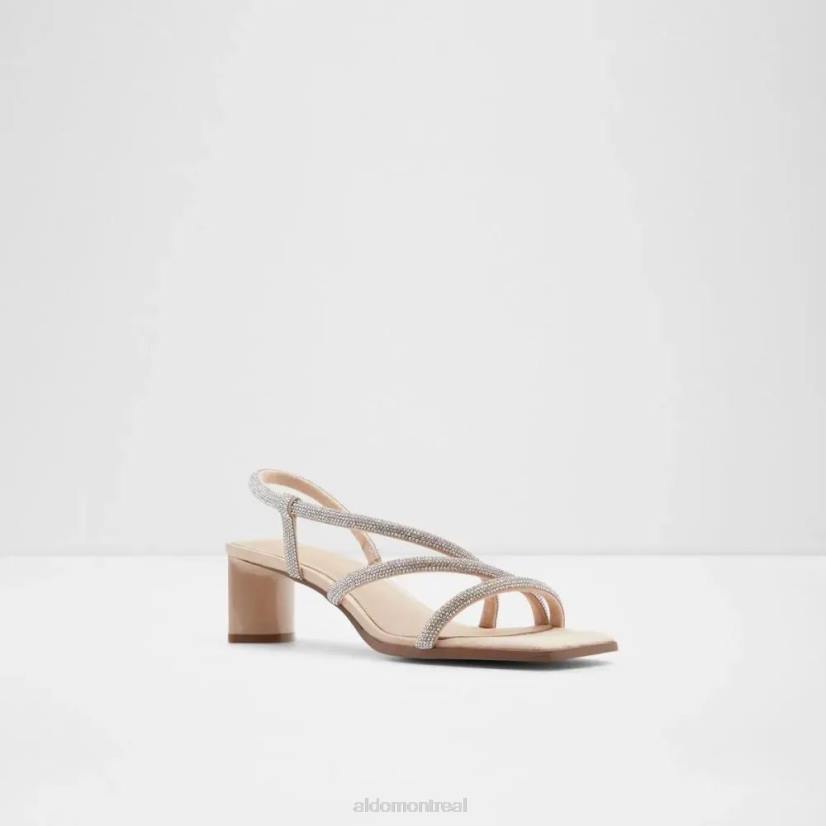 Aldo footwear sale VD8R4915 Aldo gannateriel sandales à talons à bride arrière pour femmes mode os