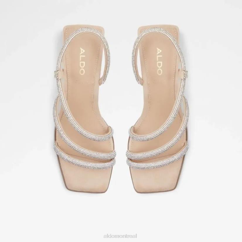 Aldo footwear sale VD8R4915 Aldo gannateriel sandales à talons à bride arrière pour femmes mode os