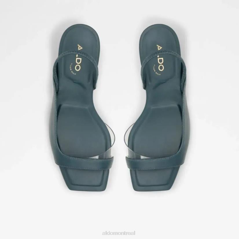 Aldo footwear sale VD8R4925 Aldo sandale à talon à bride arrière pour femme fashion sarcelle valencia