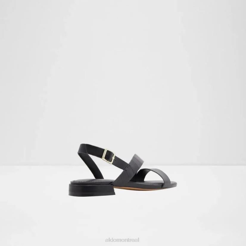 Aldo footwear sale VD8R4930 Aldo edardoni sandale à talon plat pour femme mode noir